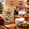 DIY Acrylic Xmas Pendant 2D Flat Diamond Painting Hanging Ornament  Home Decoration
