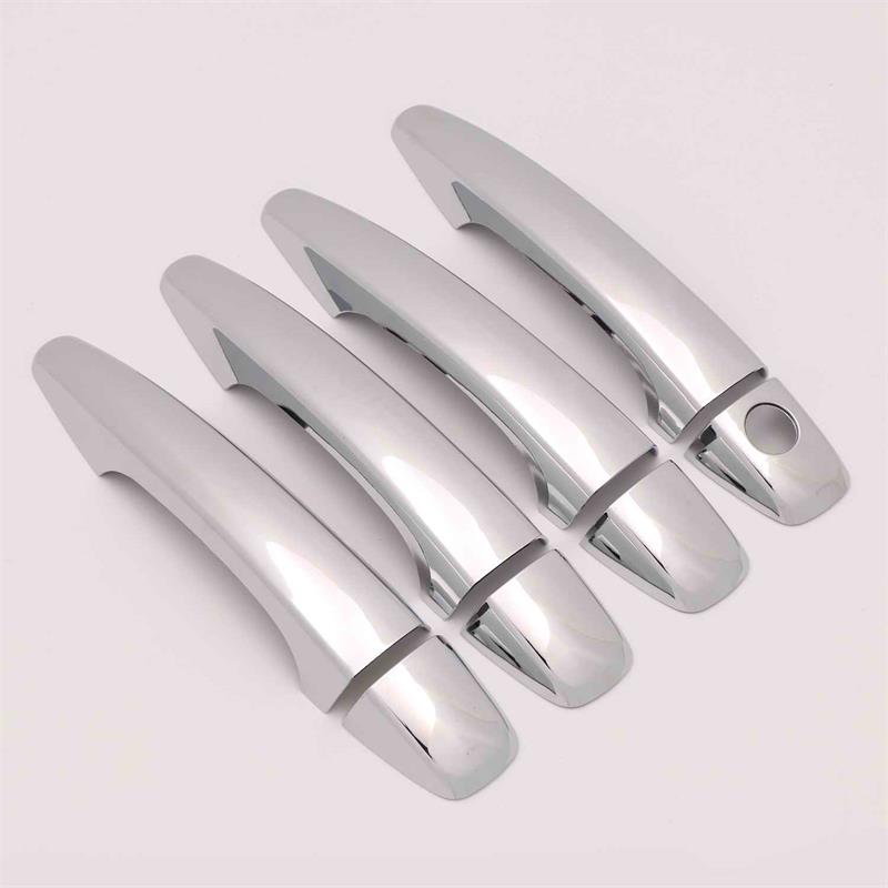 

ABS Chrome Door Handle Cap Cover Trim For Citroen C3 Mk2 2010 2011 2012 2013 2014 2015 2016 Car Styling Accessories Stickers silver 8pcs