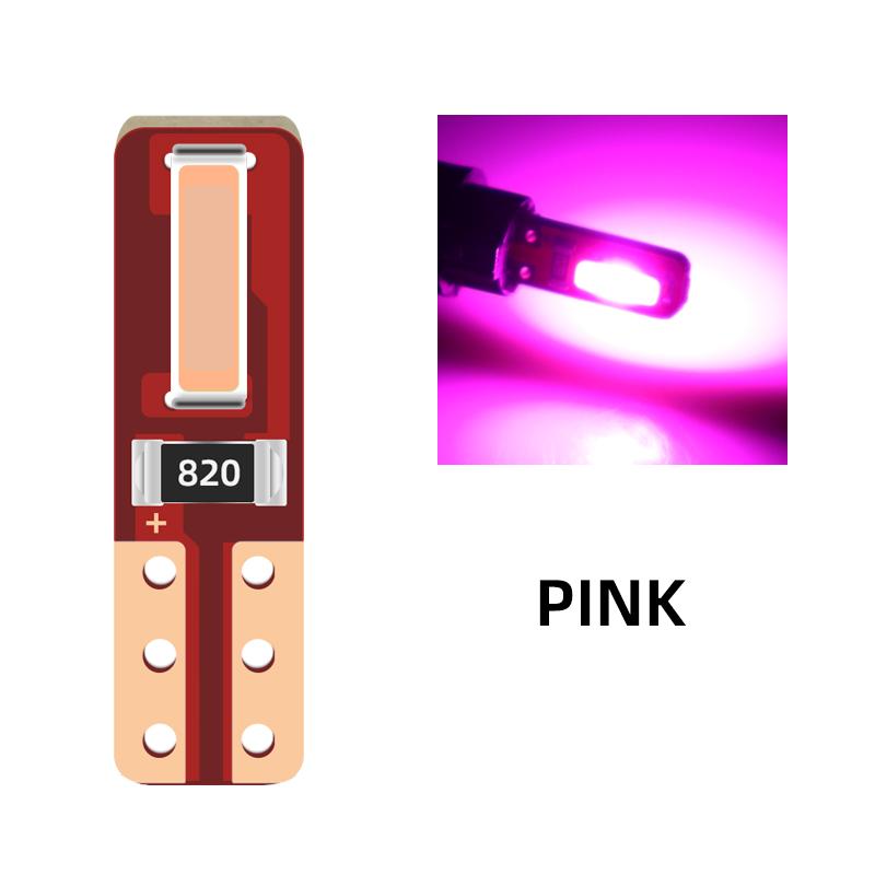 10Pcs T5 Led Bulb Canbus W3W 74 286 W1.2W Super Bright Auto Dashboard Gauge Lamp Car Warning Indicator Instrument Cluster Lights