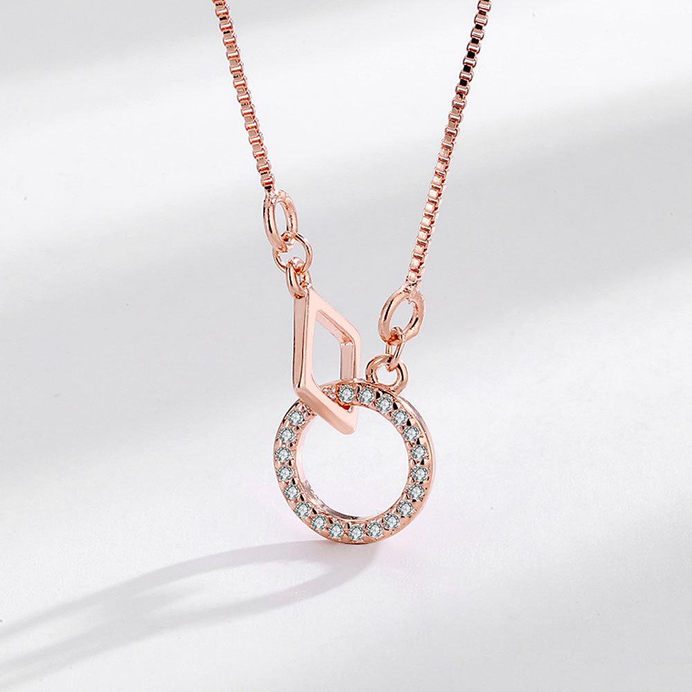 Lindon Women Necklace Pendant Copper Alloy Zircon For Women Wedding Party Fashion Gift