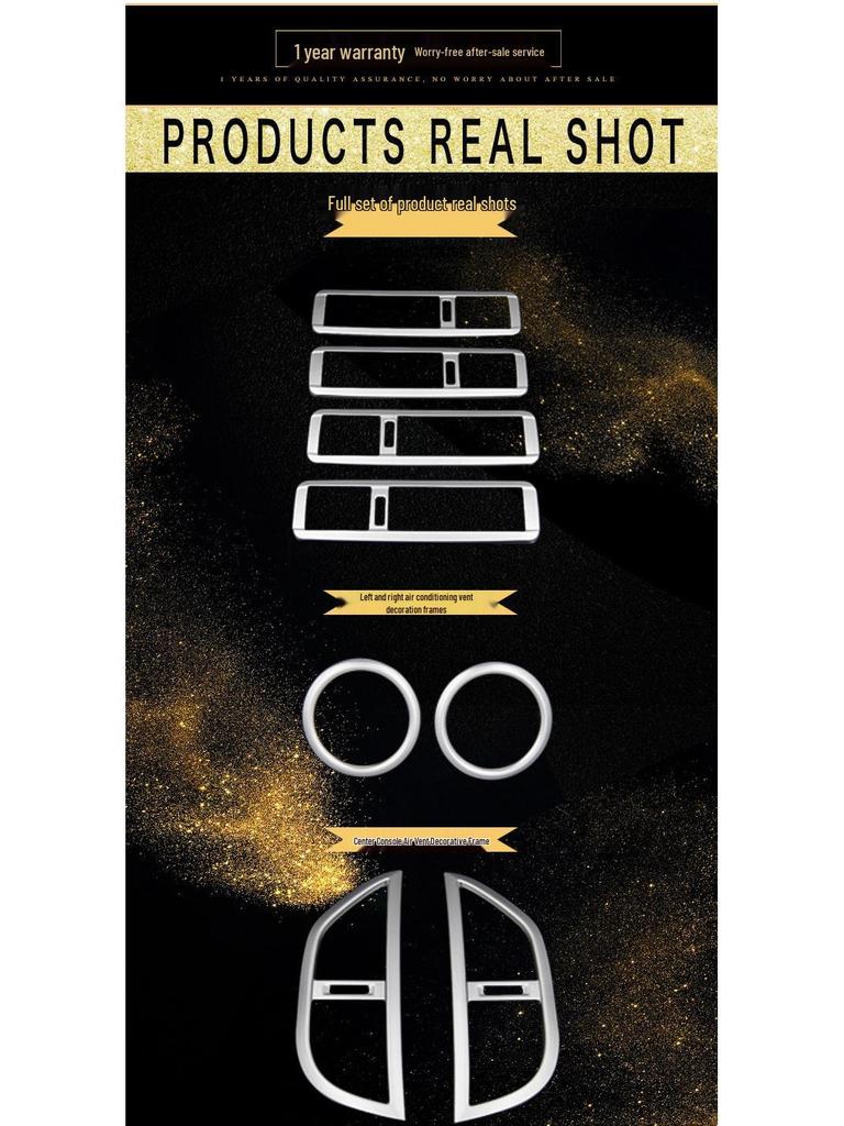 Matte Stainless Steel Interior Bright Strips for 2018 Mercedes-Benz Viano