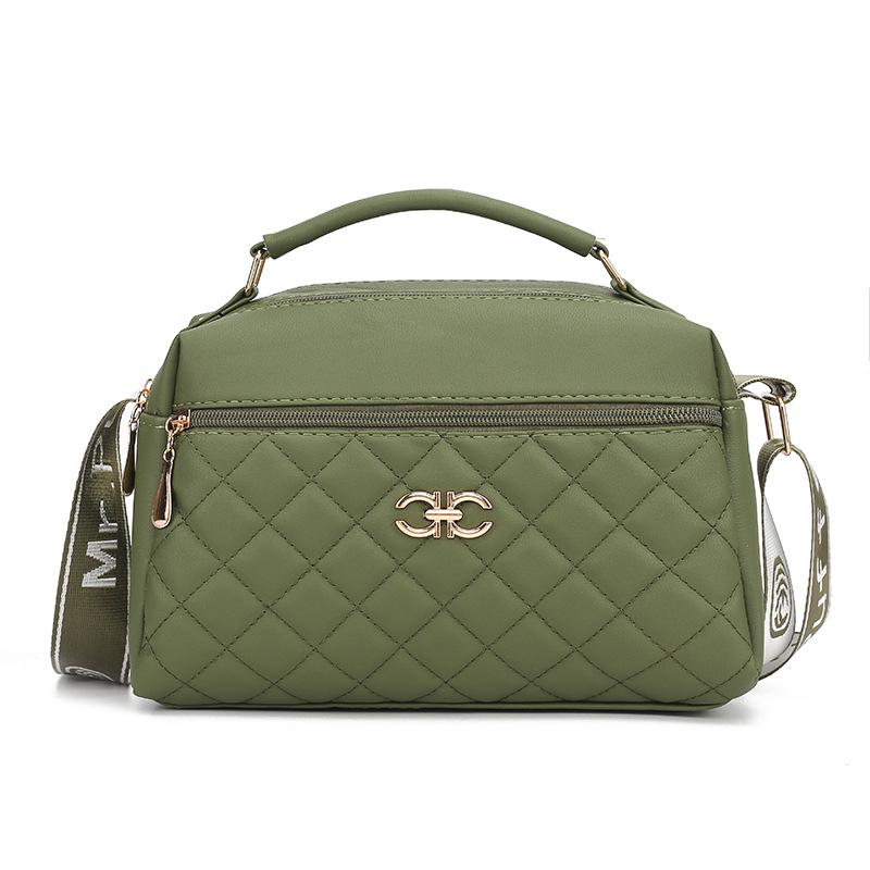 Bag Women's New Women's Portable Crossbody Bag Large Capacity Women's Bag One Shoulder Fashion Soft Leather Mobile Phone Change Bag