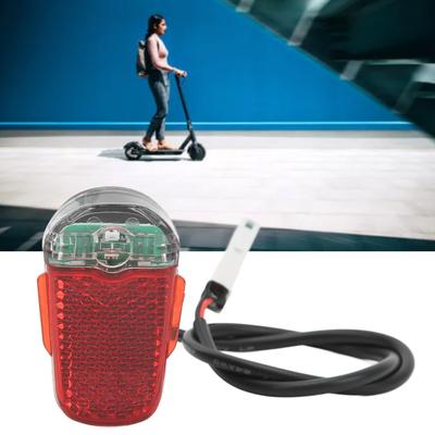 ABS Elektroroller Rücklicht Wasserdicht Ultra Helles Rücklicht LED Reflektierende Bremsleuchte Rücklicht für Ninebot MAX G30D