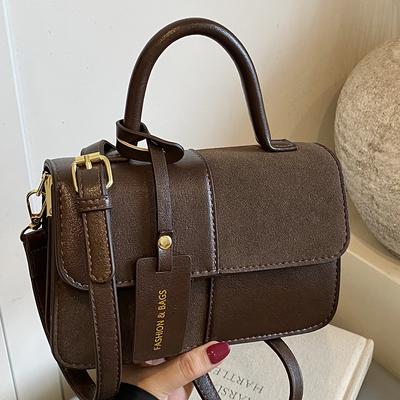 Niche Casual Portable Small Bag Women's 2025 Autumn New Fashion Commuter Small Square Bag High Value Shoulder Bag