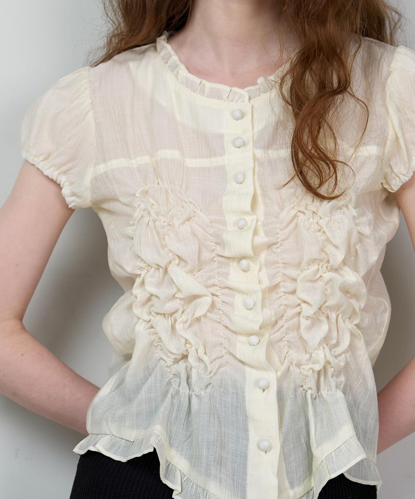 Seuleubi Luen Shirring Blouse_2 Color