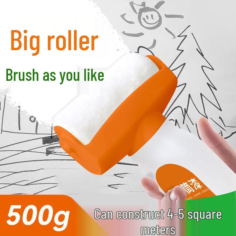 Large Bottle White Wall Repair Latex Paint Roller for Indoor Use