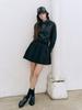 Beomyudageulaeseu Satin Volume Skirt_Black