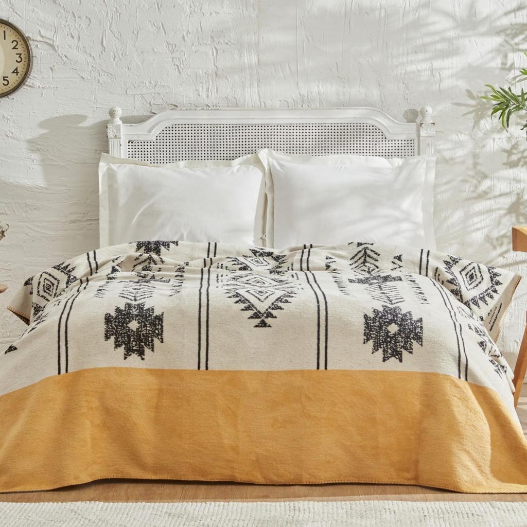 Sengesett Sennep Dobbeltseng 100% bomull