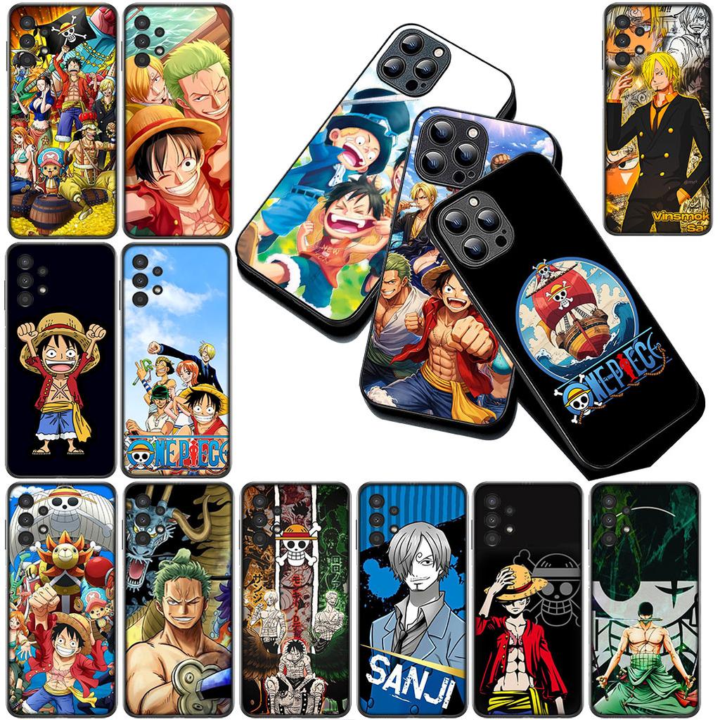 Cover for Samsung Galaxy S20 S22 S21 FE Ultra Plus A07 A17 A15 A16 A25 A57 A37 Phone Case Roronoa Zoro One Luffy Pieces Sanji