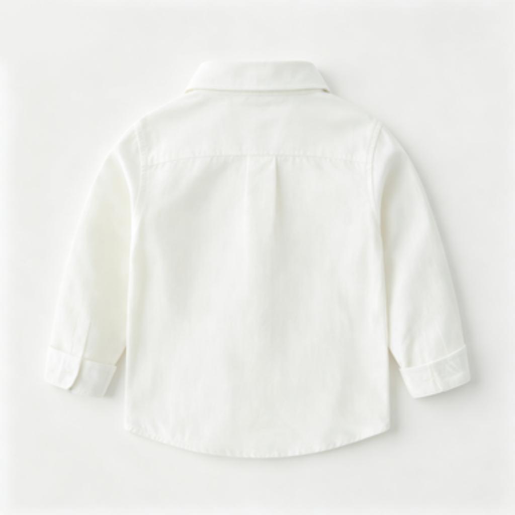 Boys' Long Sleeve Color Shirt Korean Casual Top for Everyday Wear