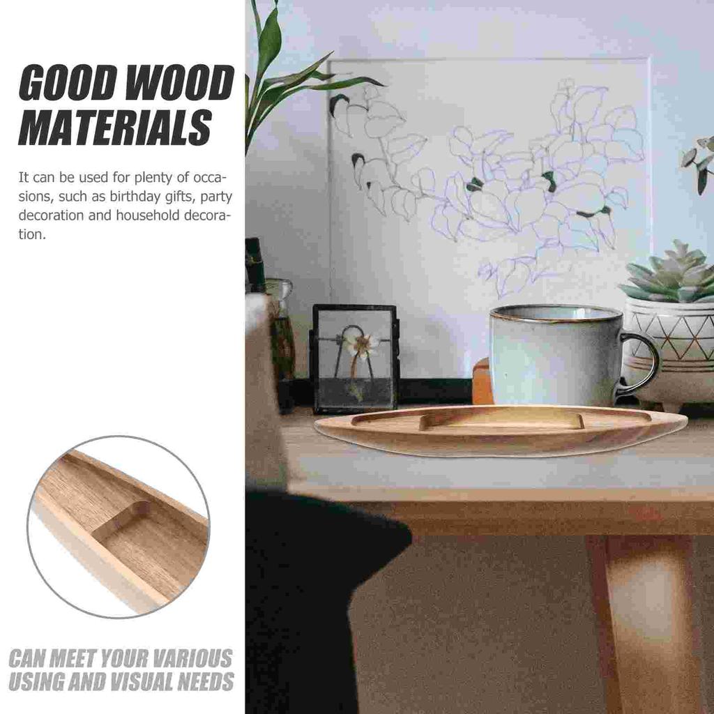 1pc Wooden Mini Boat Model Home Office Desktop Decor Figurines Bedroom nament Wood Craft Item Sturdy Lightweight Simple