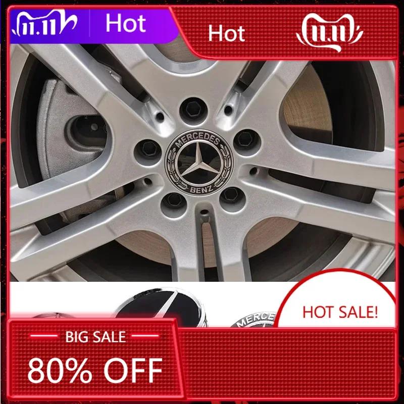 C200 E200 Pro Mercedes Benz 4KS Pro auto Mercedes benz Krytky středů kol Kryty nábojů Znak Pro W204 W203 W205 W124 W221 C E S GLE