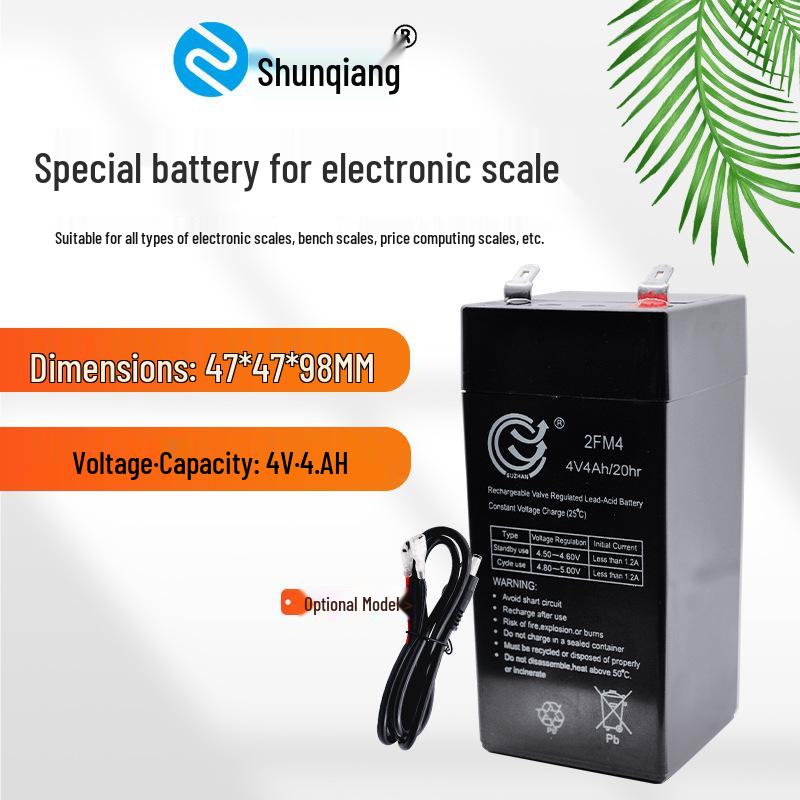 Universal 4V 4AH Battery Charger for Precision Electronic Scales