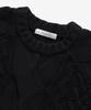 NOIRER FOR WOMAN Heavy Multi-Cable Sweater (Black)