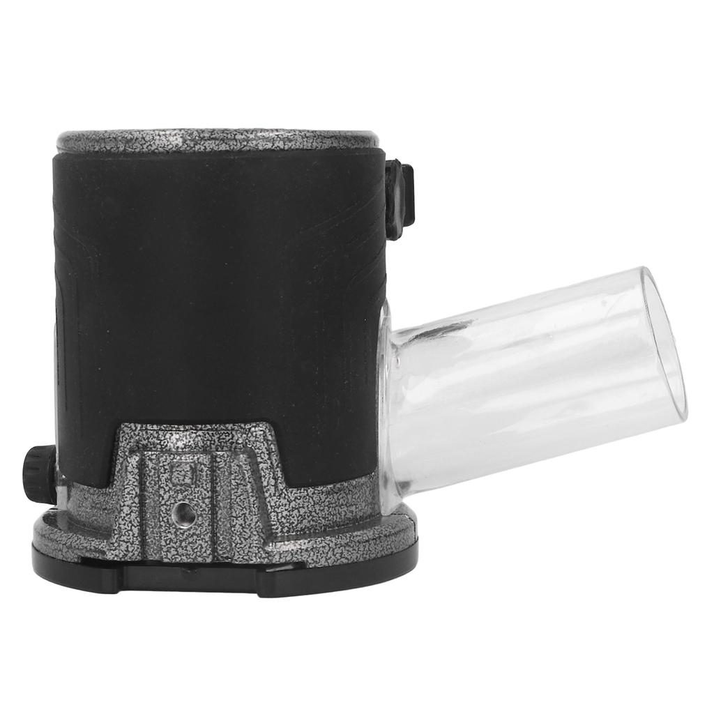 Trimming Machine Base Adjustable Aluminum Alloy Plunge Router Base with Dust Collection Cover