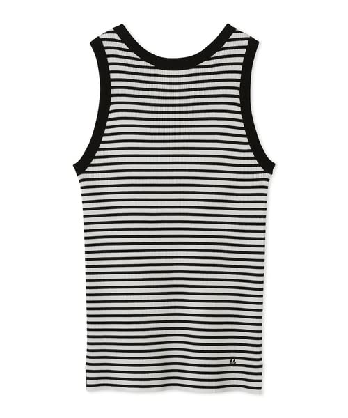 

silk blend stitch work knit tank [Mira Owen] 2-way