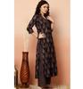 Donna Designer Top Tunica Stampa Floreale Kurta, Palazzo e Dupatta Set