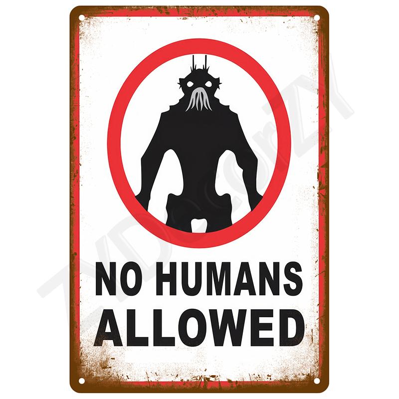 Metal Signs Vintage Metal Plates Posters Retro Wall Art Bar Accessories Mancave Tin Sign Room Luxury Home Decor Item Decorations