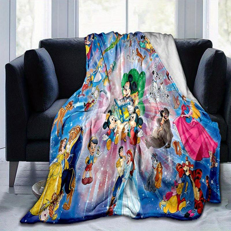 Mickey and Minnie Cartoon Blanket: Adorable, Warm, and Perfect for Home Decoration Living Room, Travel, and All Seasons