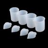8 teile/satz Silikon Mischen Messbecher UV Harz Form DIY Casting Schmuck Werkzeug
