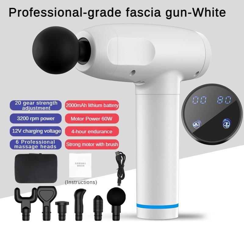 Mini Brushless Motor Multi Gear Adjustment Massager Muscle Relaxation Impact Fascial Gun Professional and Efficient Lithium Battery Massage Equipment
