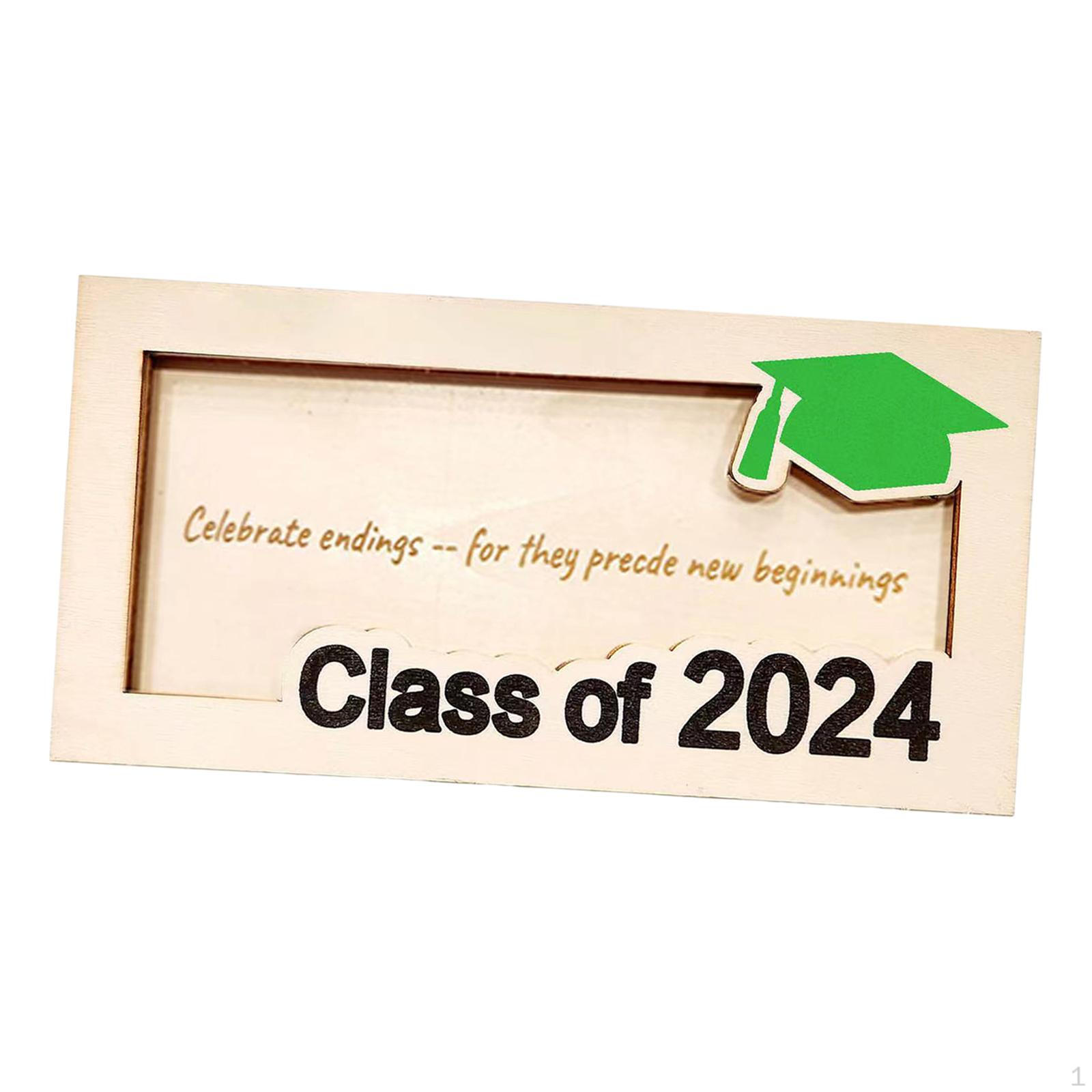 

Держатель для подарка на выпускной, коробка для карт, украшение для хранения, деревянный держатель для денег, органайзер для дисплея зелёный