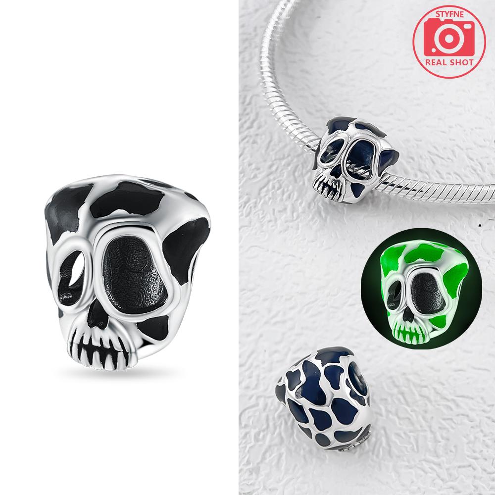 Original Copper Purple Magic Hat Pendant Pumpkin Skull Head Beads Fit Bracelet Women Jewelry Diy Gift Accessory Making