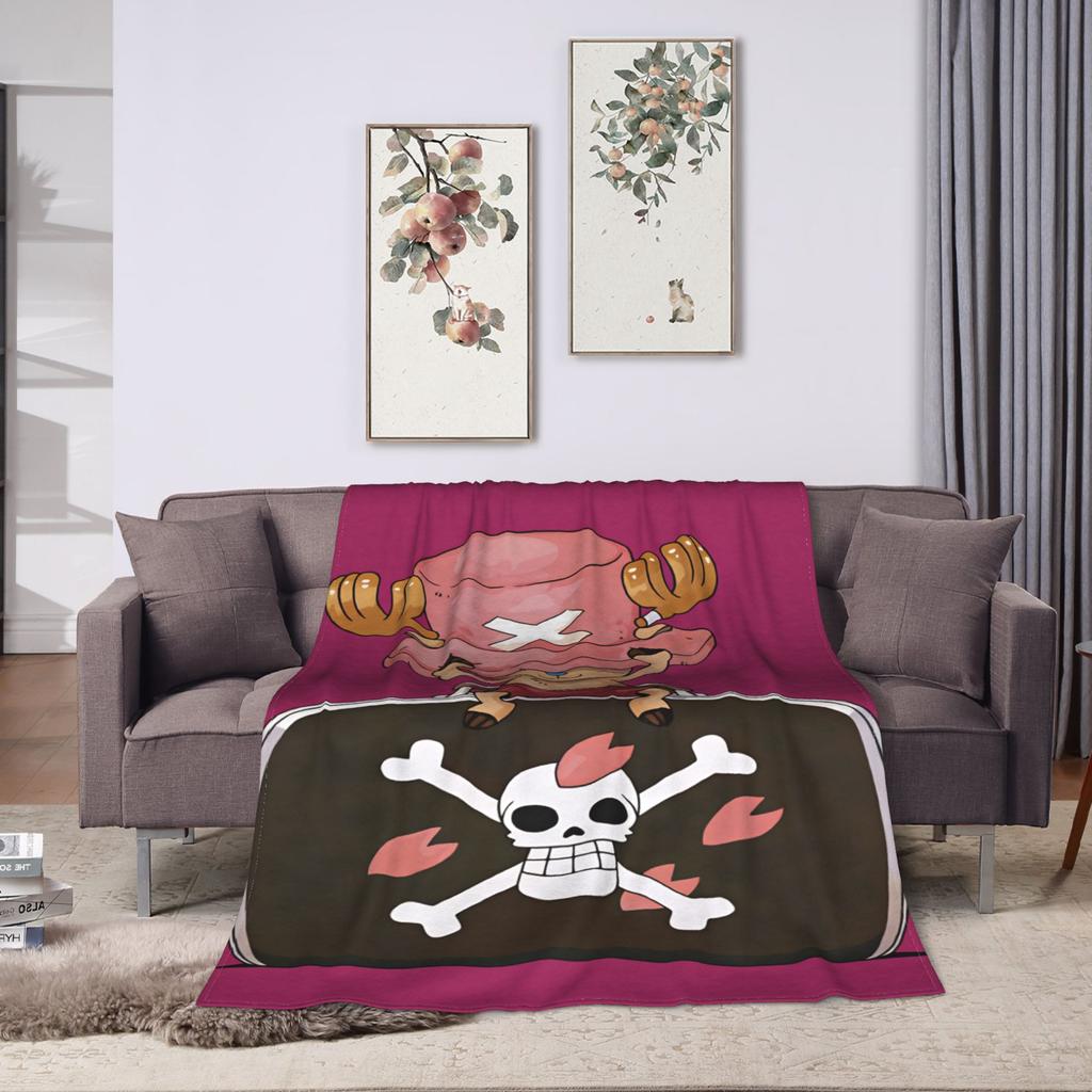 TONY TONY Chopper! Flannel Blanket Winter Warm Bedding Throws for Children Living Room Fashion Bedspread Sofa Bed Cover