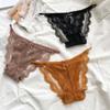 Soft Embroidered Female G-String Sexy Lace Panties Intimates Thong for Women Mini Bow Underpants