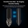 Nozzles For Creality Ender 3 V3 KE/ K1/ K1 Max/ CR-M4 High Quality Brass Copper Plated Hardened Steel Bimetal Volcano Nozzle
