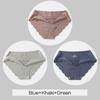 Buy 2 Take 1 FINETOO Seamless Panties for Women M-XL Low Waist Briefs Ladies Soft Lingerie Sexy Wavy Edge Underpants Women's Underwear