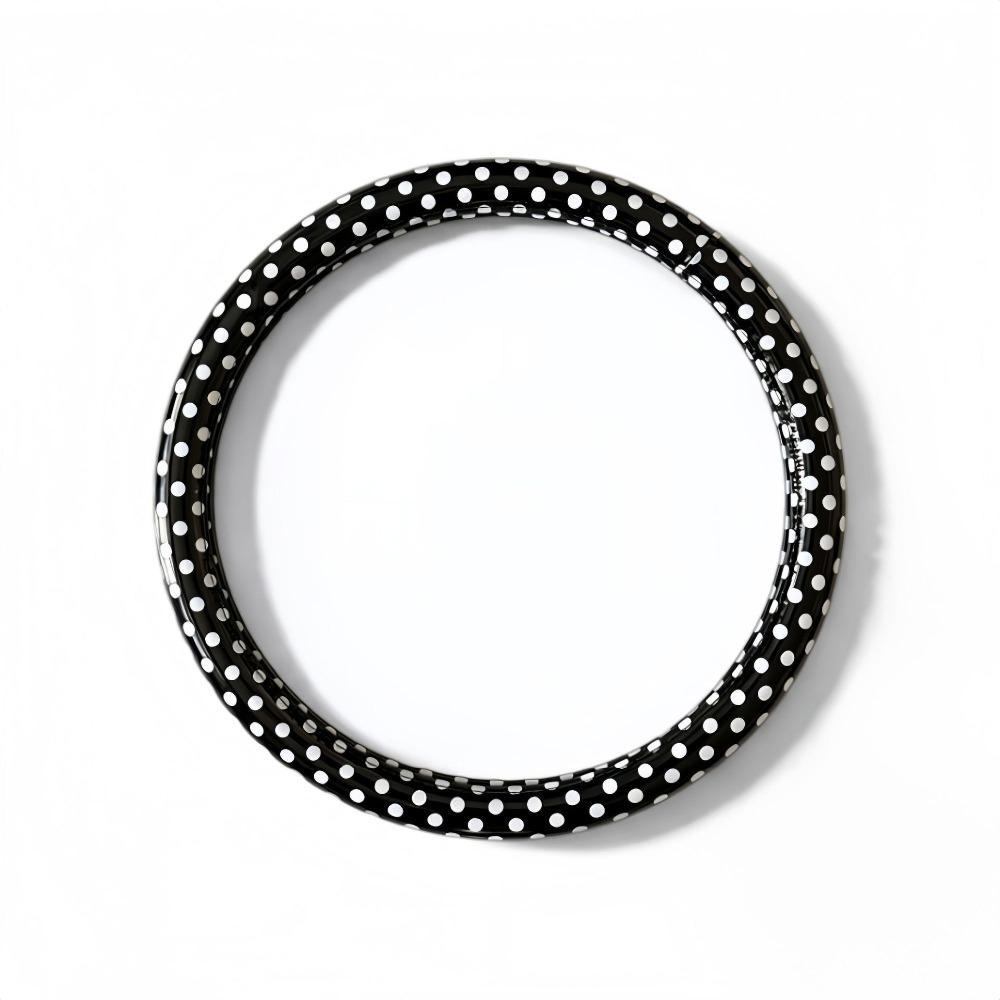 Comfortable Hand Feel Steering Wheel Cover Universal Steering Cover Universal Fit чёрный