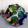 1pc Dragon Ball Z Piccolo Automatic Opening/Closing Umbrella with 3-Fold Design, Perfect Gift for Fans, Travelers, and Daily Use.C047