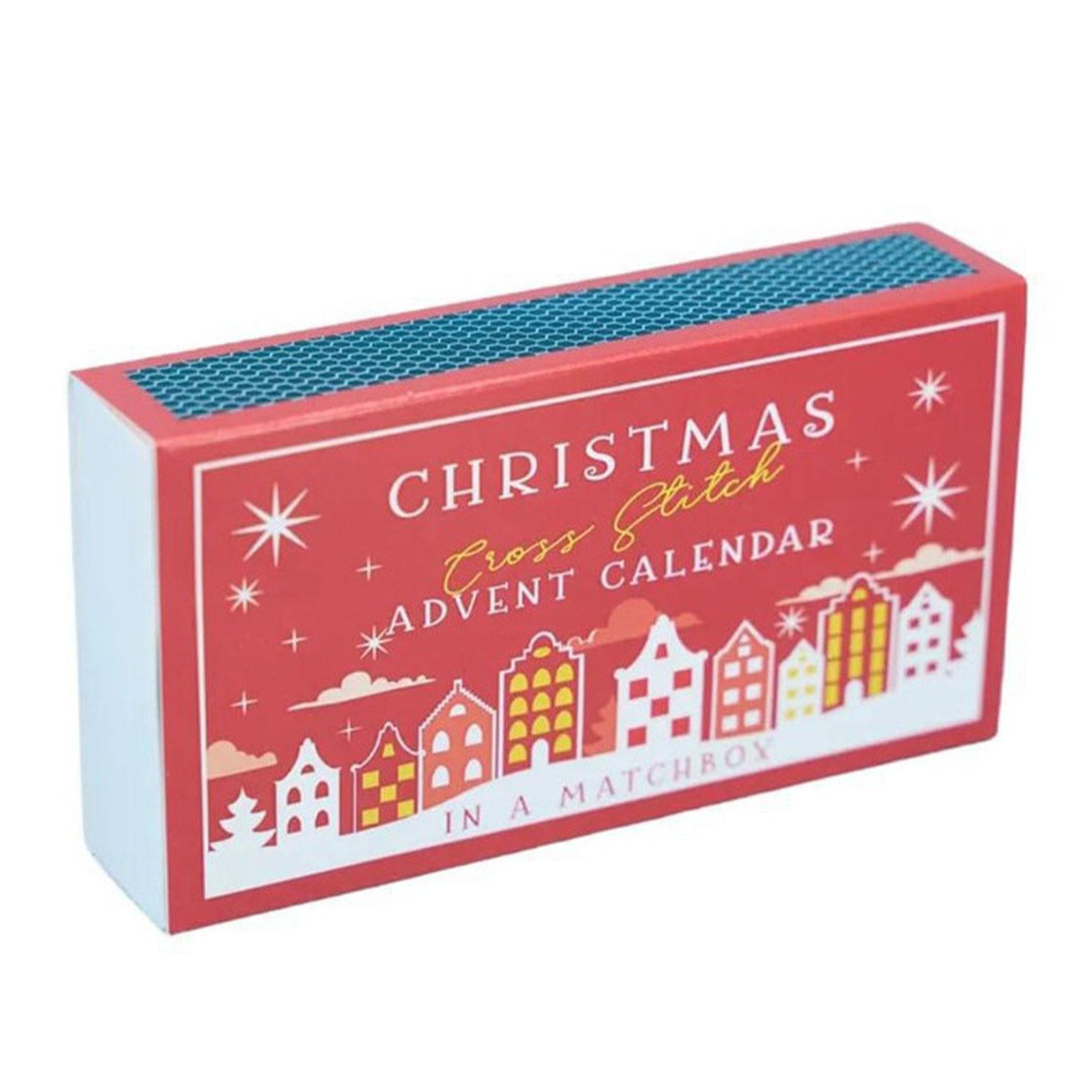 

Рождественский набор для вышивки крестом, который подарит всем веселье и отдых. Схема вышивки крестом. красный