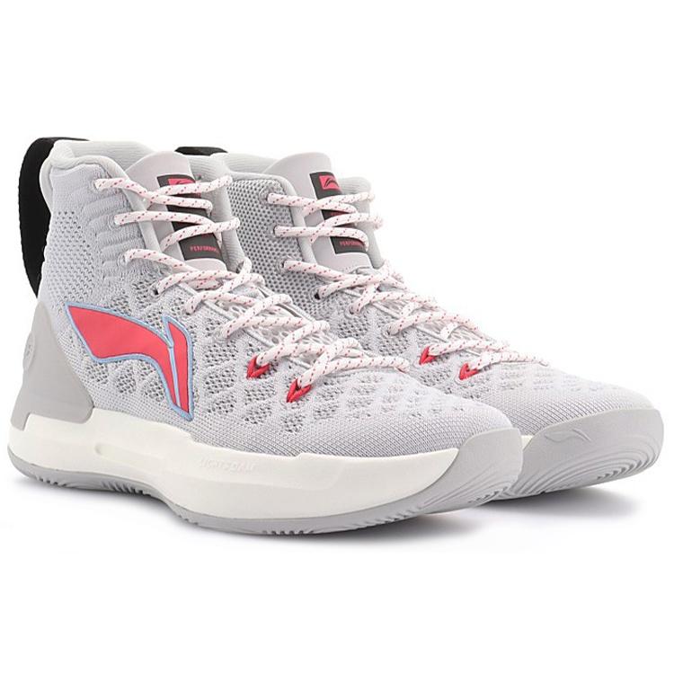 Li-Ning Yushuai 13 Hi 'Grey Pink' Men's ABAP075-3