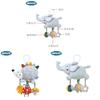 Hedgehogs Elephants Plush Baby Rattle Toy With Hanging Clip For Infant Development And Sensory Stimulation