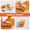 1:12 Ölçekli Dollhouse Yumurta Seti Dollhouse Minyatür Mini Yumurta Modelleri Tepsi ile Ev Mutfak Minyatür Yemek Oyuncak Paskalya Hediyesi