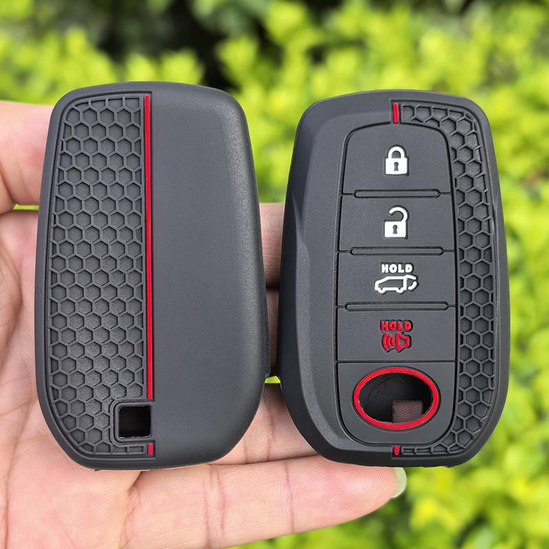 Car Key Fob Cover Case for Toyota 2023 2024 Tacoma Fortuner Corolla Venza Grand Highlander RAV4 XSE Prime Land Cruiser Hilux