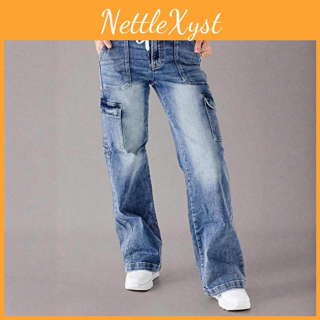 Fashion Womens Solid Vezfaa Casual Color Print High Waist Trousers Pants Capris