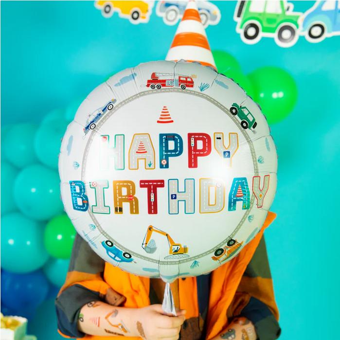 Balon Foliowy Samochody Auta Autka Urodziny 45Cm