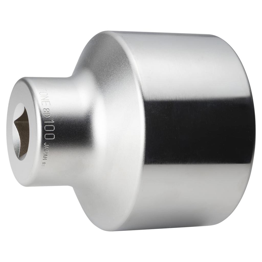 TONE 100mm Width 8D-100 12-Point Socket, 25.4mm (1") Drive,