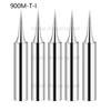 5PCS Soldering Iron Tips 900M-T Solder Tip Replacement Solder Welding Replacement Tip Kit Use Lead-Free Welding Tips Head