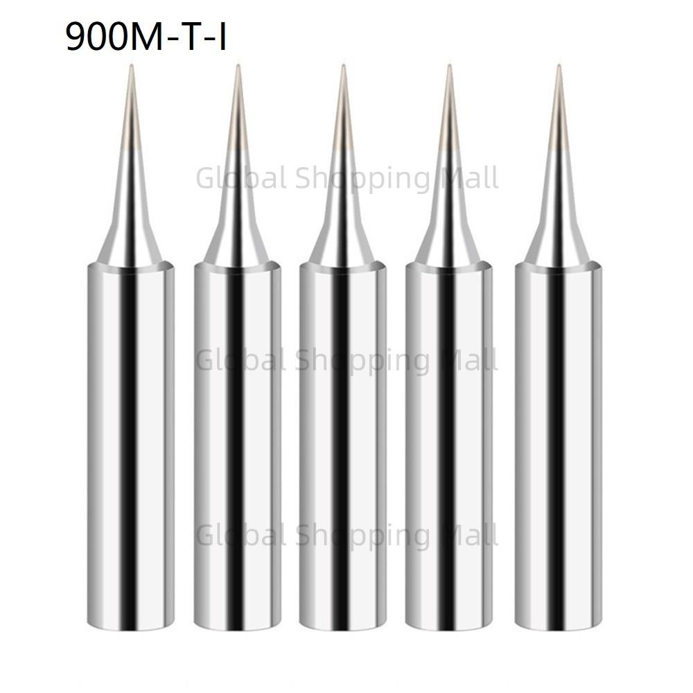 5PCS Soldering Iron Tips 900M-T Solder Tip Replacement Solder Welding Replacement Tip Kit Use Lead-Free Welding Tips Head