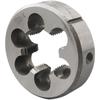 G Pipe Thread Round Die for Water Pipe Male Threading: Sizes 1/8, 1/4, 1/2, 3/4 Inch, 2, 4, 6 Points, 1 & 2 Inches.
