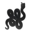 1Pcs Black Snake Embroidery Applique Patch Patches Clothing DIY Repair Apparel Accessories