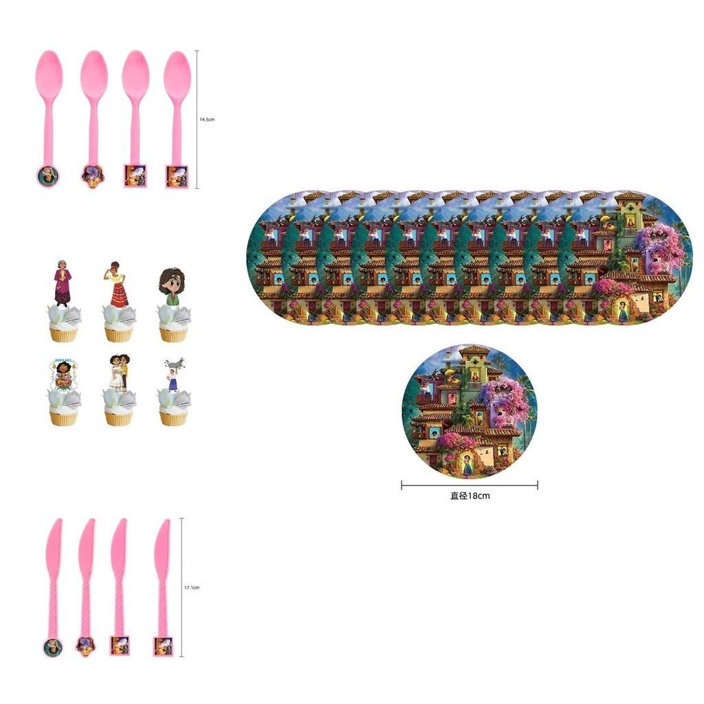 Complete Encanto Birthday Party Supplies Set For Unisex Parties With Latex And Paper Materials