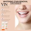 Teeth Cleaning Toothpaste 100G Stain Removal Whitening Toothpaste, Gentle Cleansing for Men Women, Fresh Breath Oral Care Mints Flavor