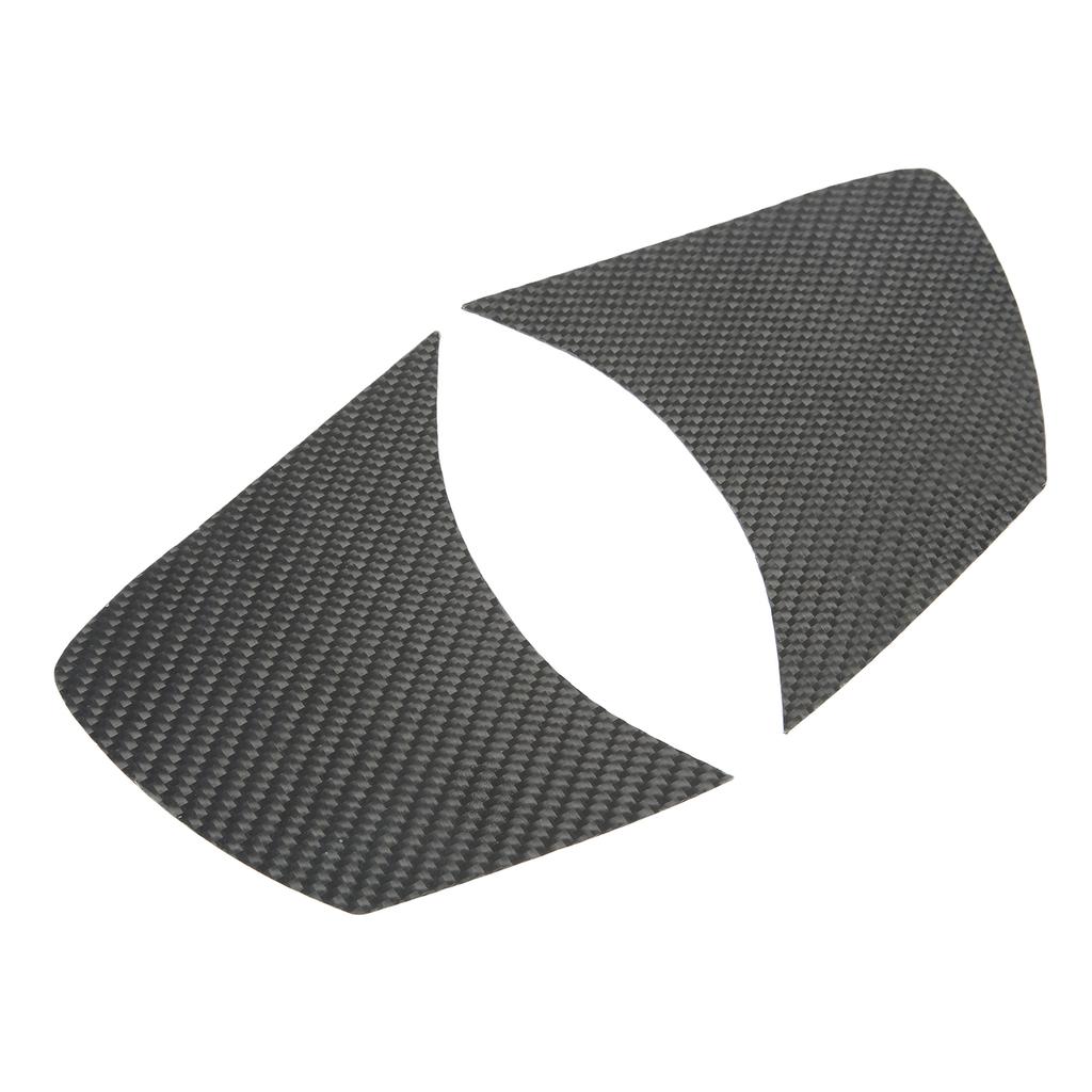 Inside Door Barrel Covers Carbon Fiber Left Right Door Bowl Trim Sticker Replacement for NISSAN 370Z Z34