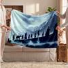 The Lord of the Rings Printed Flannel Blanket, Skin Friendly Warm Throw for Indoor Couch Bed Daily Use