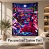 Miraculous Ladybug Tapestry, Personalized Custom Text, Wall Hanging Tapestry For Living Room Home Wall Decor